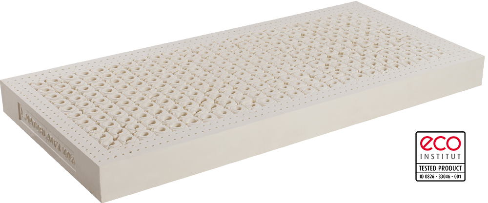 AIR Matratze aus Naturlatex mit permanenter Luftzirkulation