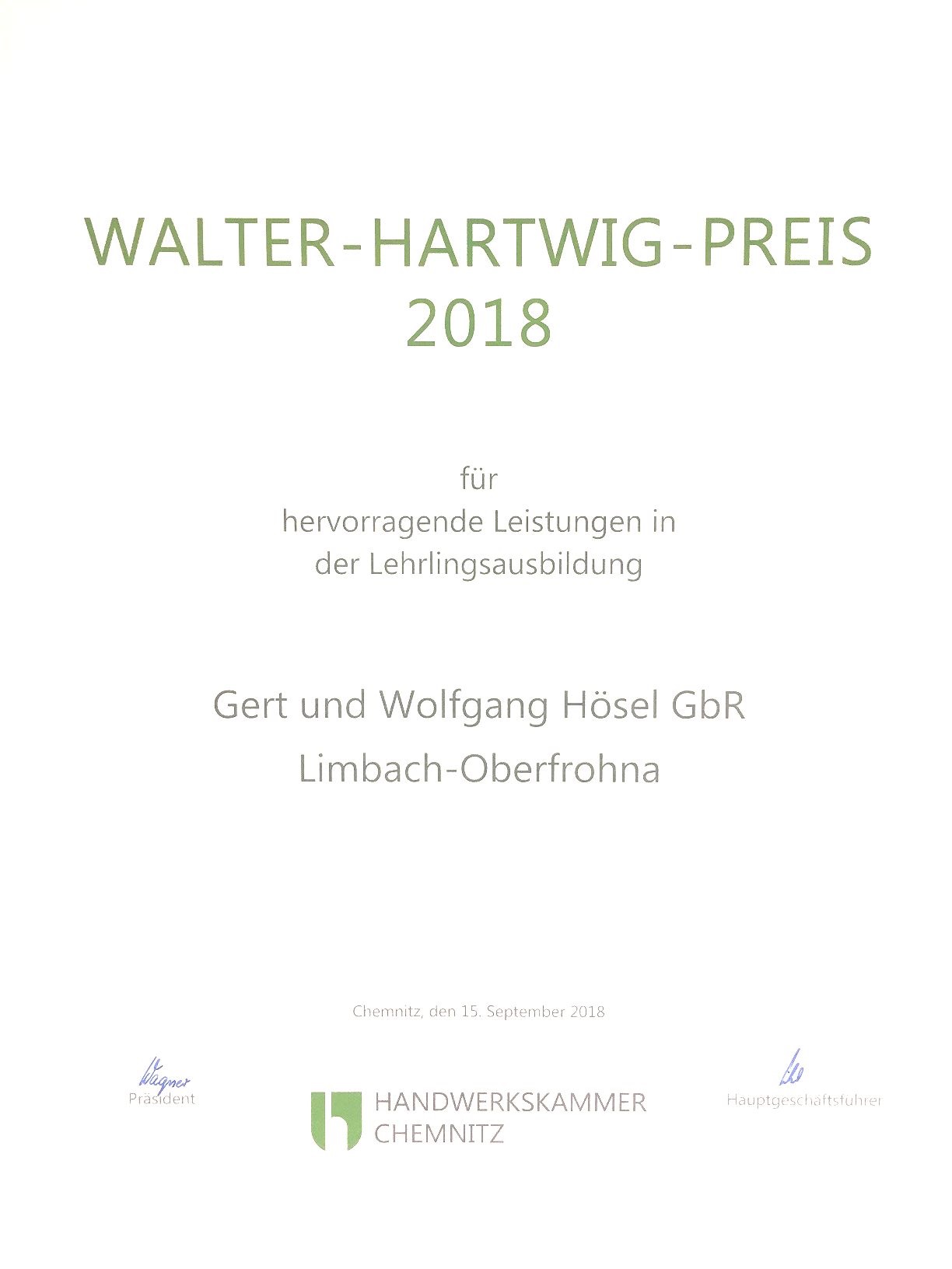 Walter-Hartwig-Preis  